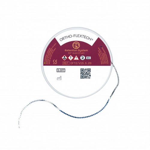 Przejdź do produktu Retainer na szpuli Ortho Flextech - białe, 14 karatowe złoto