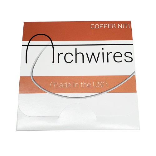 Przejdź do produktu Łuki ortodontyczne Copper NiTi okrągłe - 10 szt.